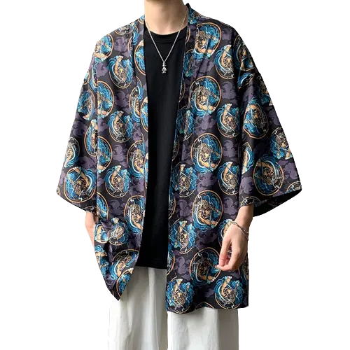 Veste Kimono Homme Japonais