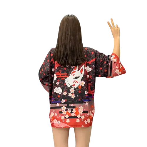 Veste Kimono Kitsune Femme