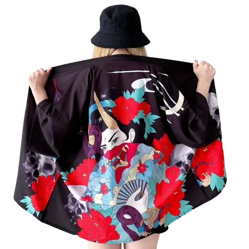 Veste Kimono Longue Femme