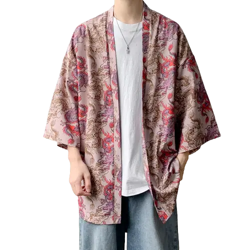 Veste Kimono Rose