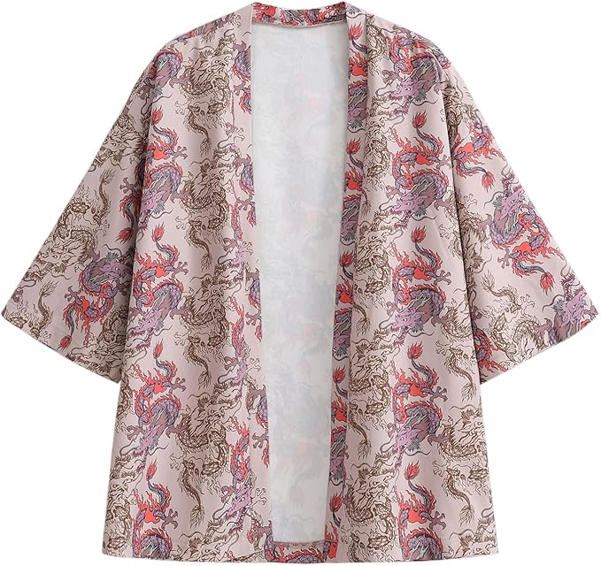 VESTE KIMONO ROSE | OWARIASAHI